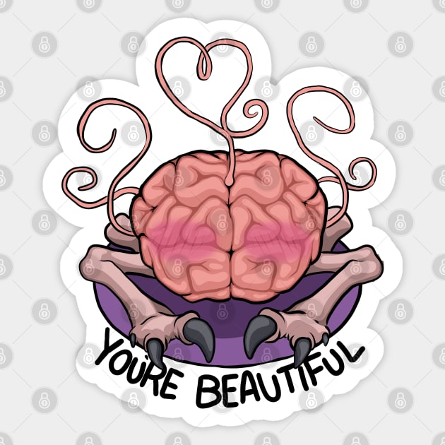 Intellect Devourer - Beautiful Sticker by DILLIGAFM8